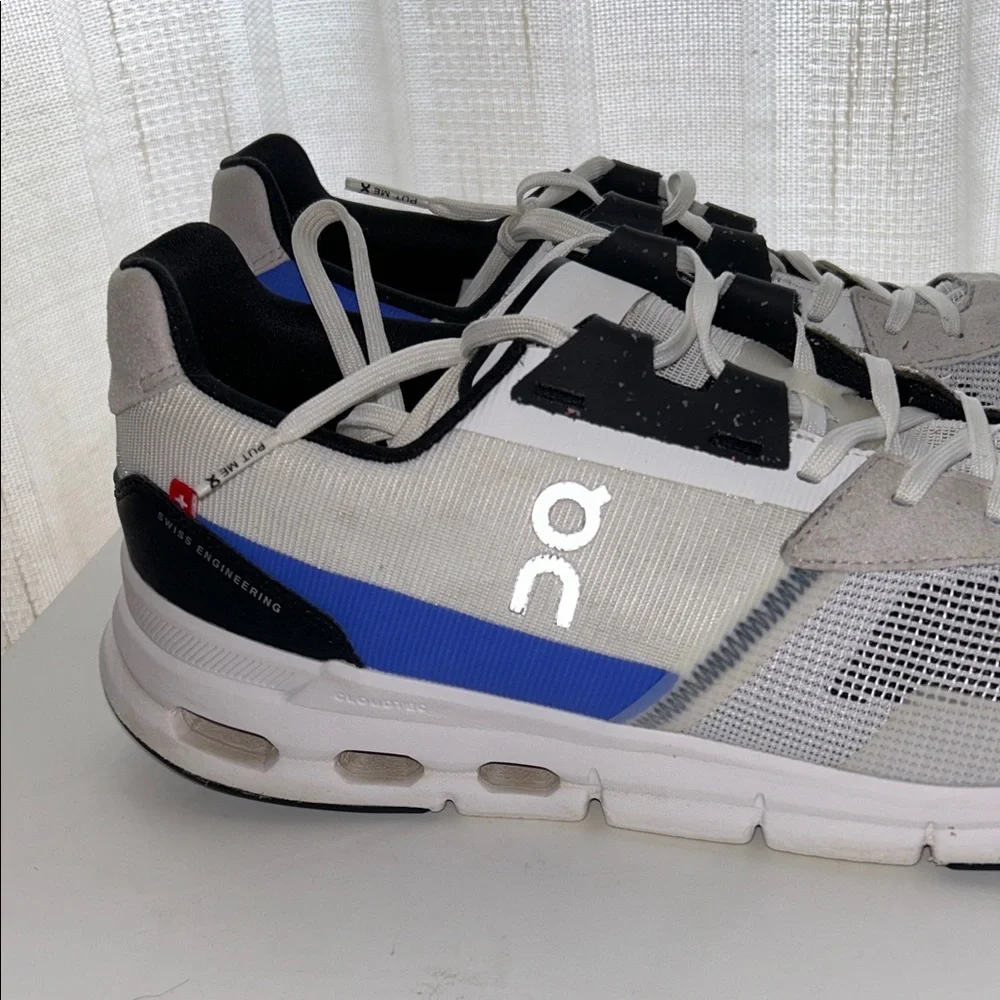 On Running Cloudrift Men's Running Shoes White‎ Cobalt US 9.5